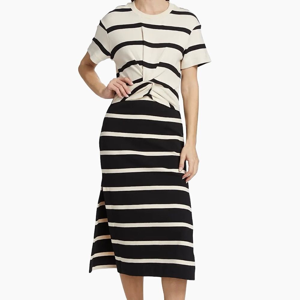 Tanya Taylor
Willow Twist-Front Cotton-Blend Dress